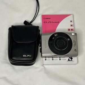 Canon Camera Elph 370Z APS Point & Shoot Film with Extras TESTED / WORKING